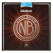 D'Addario NB1253 Regular Light Acoustic Guitar Strings Nickel Bronze