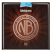 D'Addario NB1253 Regular Light Acoustic Guitar Strings Nickel Bronze image