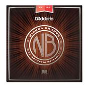 D'Addario NB1356 Medium Acoustic Guitar Strings Nickel Bronze image