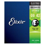 Elixir Optiweb 19002 09-42 Electric Guitar Strings Nickel image