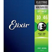 Elixir Optiweb 19052 Electric Guitar Strings Nickel image