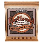 Ernie Ball 2146 Earthwood Medium Light Phosphor Bronze Acoustic Guitar Strings image