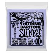 Ernie Ball 2839 Slinky w/ Small Ball End Baritone Guitar Strings image