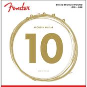 Fender 80/20 Bronze Acoustic Guitar Strings 010-048