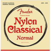 Fender Nylon Classical Strings 130 Clear/Silver Ball End 028-043 image