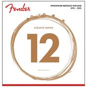 Fender Phosphor Bronze Acoustic Guitar Strings 012-053 image