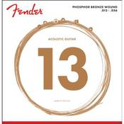 Fender Phosphor Bronze Acoustic Guitar Strings 013-056 image
