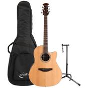 Ovation Ovation Celebrity Std Plus Electro Acoustic Guitar CS24-4 Mid Cutaway Natural image