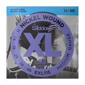 D'Addario EXL115 Medium Electric Guitar Strings