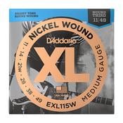 D'Addario EXL115W Medium Wound 3rd Electric Guitar Strings