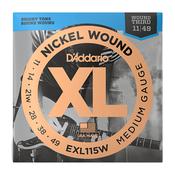 D'Addario EXL115W Medium Wound 3rd Electric Guitar Strings image