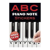 Abc Piano Note Stickers image