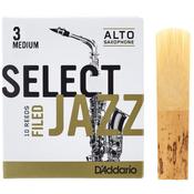 D'Addario Select Jazz Filed Alto Sax Reeds, 3M image