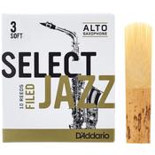 D'Addario Select Jazz Filed Alto Sax Reeds, 3S image