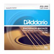 D'Addario EJ16 Acoustic Guitar Strings Phosphor Bronze image