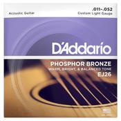 D'Addario EJ26 Custom Light Acoustic Guitar Strings Phosphor Bronze image