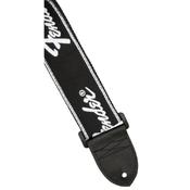 Fender Running Logo Strap Black image