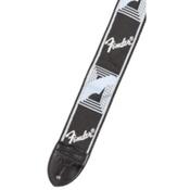 Fender 2 Monogrammed Strap Black/Light Grey/Blue image