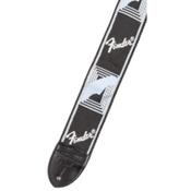 Fender 2 Monogrammed Strap Black/Light Grey/Blue image