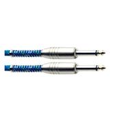 Stagg 6M/20FT Vintweed Instrument Cable-Blue