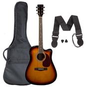 Koda 4/4 Acoustic Cutaway Guitar Pack - Sunburst image