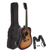 Koda 4/4 Left Handed Acoustic Guitar Pack - Sunburst image