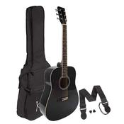 Koda 4/4 Left Handed Acoustic Guitar Pack - Black image