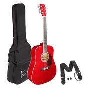 Koda 4/4 Acoustic Guitar Pack - Red image