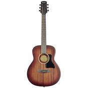 Adam Black O-2T Travel Guitar With Bag Vintage Sunburst image