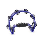 Gewa Half Moon Tambourine, Blue 16 Pairs Of Jingles image