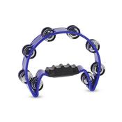 Gewa Half Moon Tambourine, Blue 16 Pairs Of Jingles image