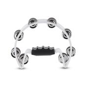 Gewa Half Moon Tambourine, White 16 Pairs Of Jingles image