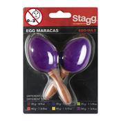 Stagg 2Pc Egg Maracas S/ 7/8Oz/Purple image