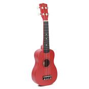 Korala Soprano Ukulele Red with Guitar Machine Heads