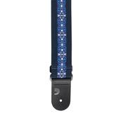 D'Addario Deluxe Cotton Guitar Strap Blue image