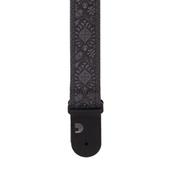 D'Addario Woven Guitar Strap Monterey Black Tubular image