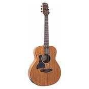 Adam Black O-2 Electro Acoustic Travel Guitar W/ Bag Left Handed image