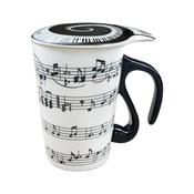 Mug And Lid (Horizontal Music Staves) image