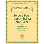 24  Italian Songs &amp; Arias - Medium High Voice  (Book Only) image