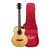 Flight Aurora Solid Top Baritone Electro  Ukulele - Nat
