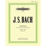 Bach: Violin Concerto No. 2 in E major BWV 1042 (Edition Peters) image
