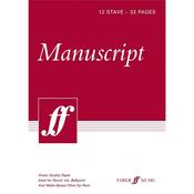 Manuscript Book 32-page A4, 12-Stave image