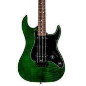 Jet JS450 Electric Guitar - Transparent Green