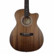 Cort Pure OCMF Natural Satin Electro Acoustic Guitar w/ Bag image