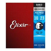 Elixir Banjo String Polyweb Nickel Medium 10-23 &amp; 10 image