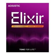 Elixir (3 Pack 16027) Acoustic Guitar String Custom Light 11-52 image