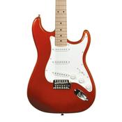 Chord CAL63M-Mrd Metallic Red Strat With Maple Neck image