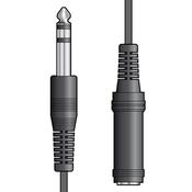 Avlink 6.3mm Stereo Plug to 6.3mm Stereo Socket Leads image