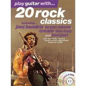 Play Guitar With 20 Rock Classics Guitar Tab Book/2Cds image
