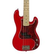 Vintage V30 Maple Coaster 7/8 Bass Guitar Pack Gloss Red image
